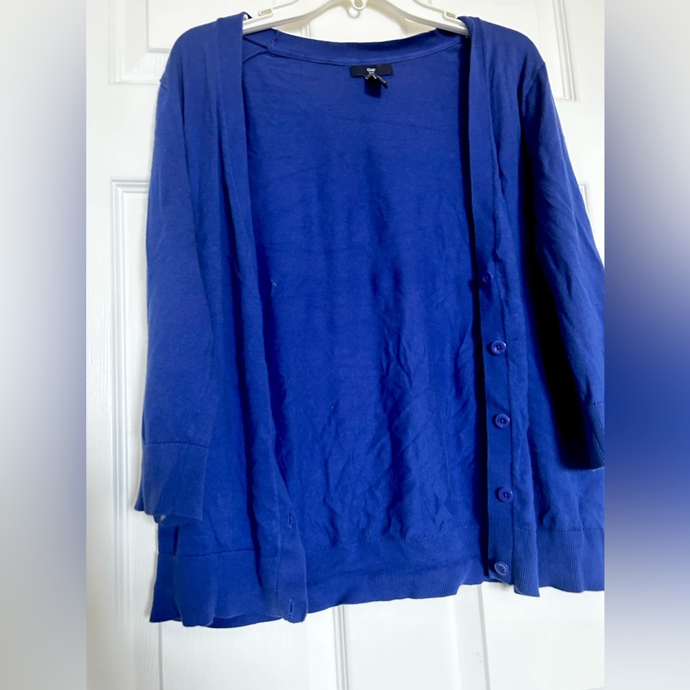 Navy blue cardigan